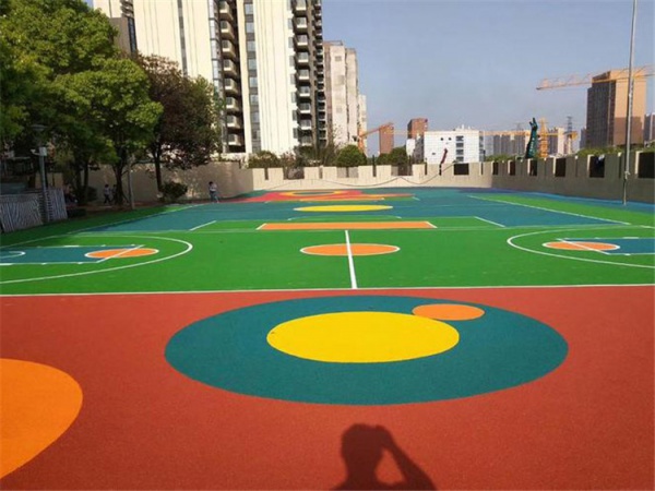 银川市橡胶颗粒塑胶地坪 - 方案